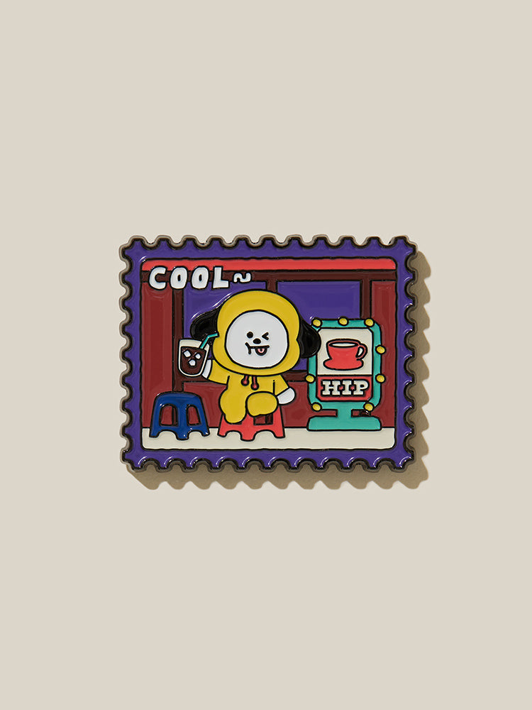 BT21 Seoul Edition Metal Magnet