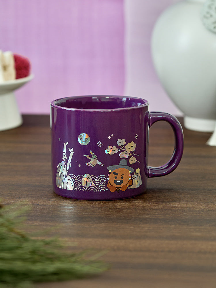 BT21 SHOOKY Premium K Edition mother-of-pearl graphic mug (320 ml)