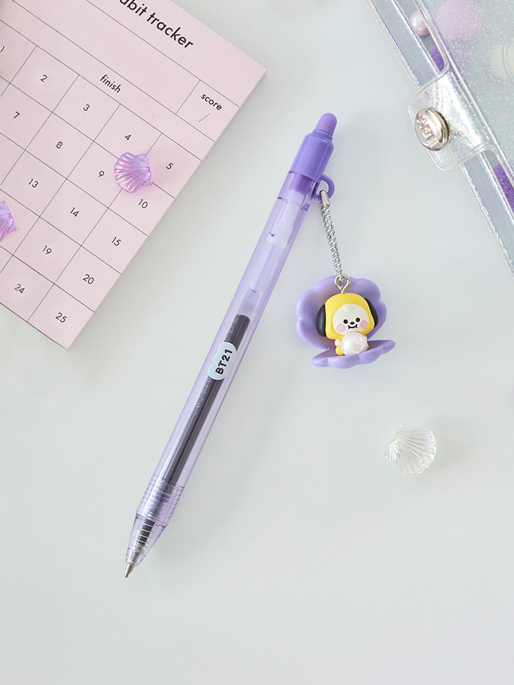 BT21 CHIMMY BABY PEARL figure gel pen