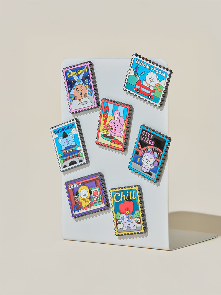 BT21 Seoul Edition Metal Magnet