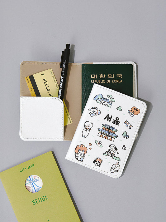 BT21 Seoul Edition Passport Case