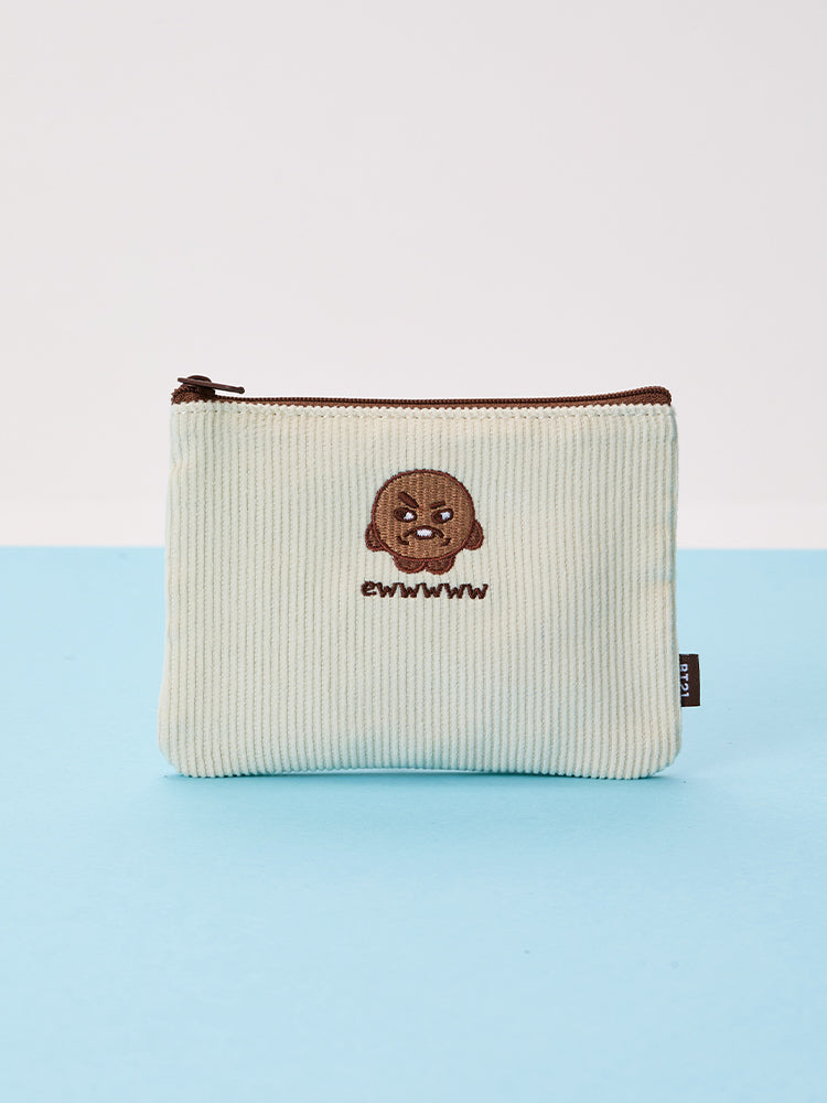 BT21 today's mood flat square pouch