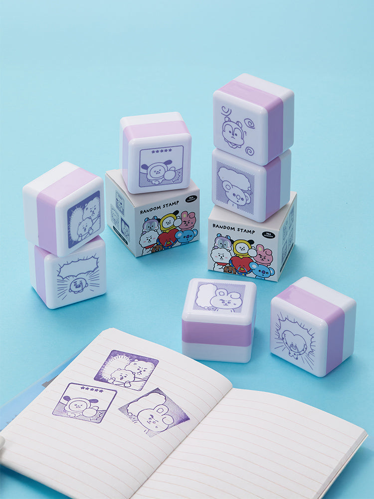 BT21 today's mood random speech bubble stamp (1 piece)
