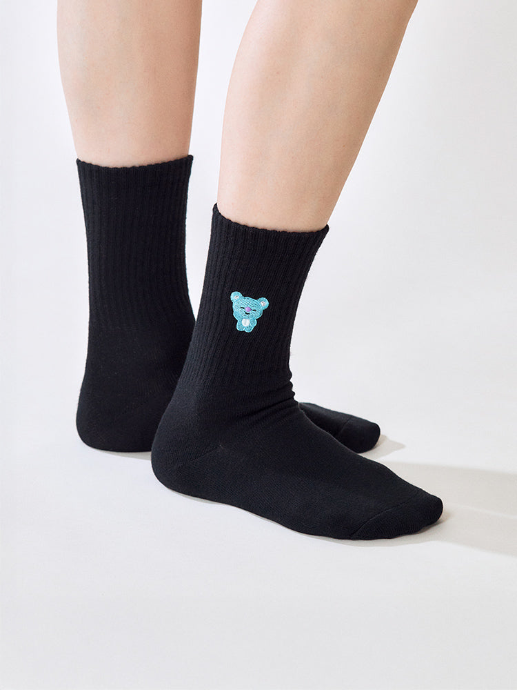 BT21 KOYA Basic Lip Embroidery Socks