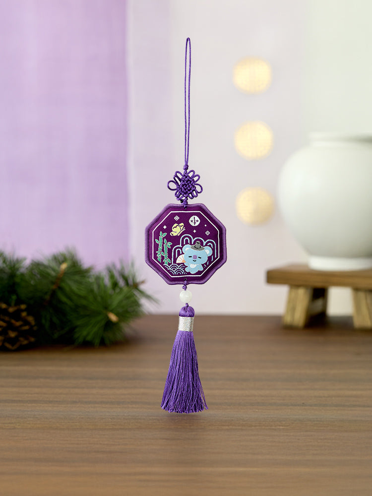 BT21 KOYA Premium K Edition Embroidery Testle Keyring