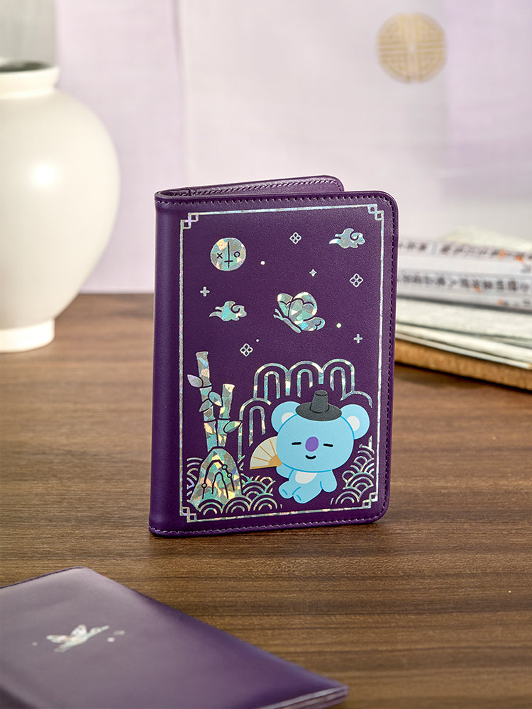 BT21 KOYA Premium K Edition Mother-of-pearl Graphic Passport Case