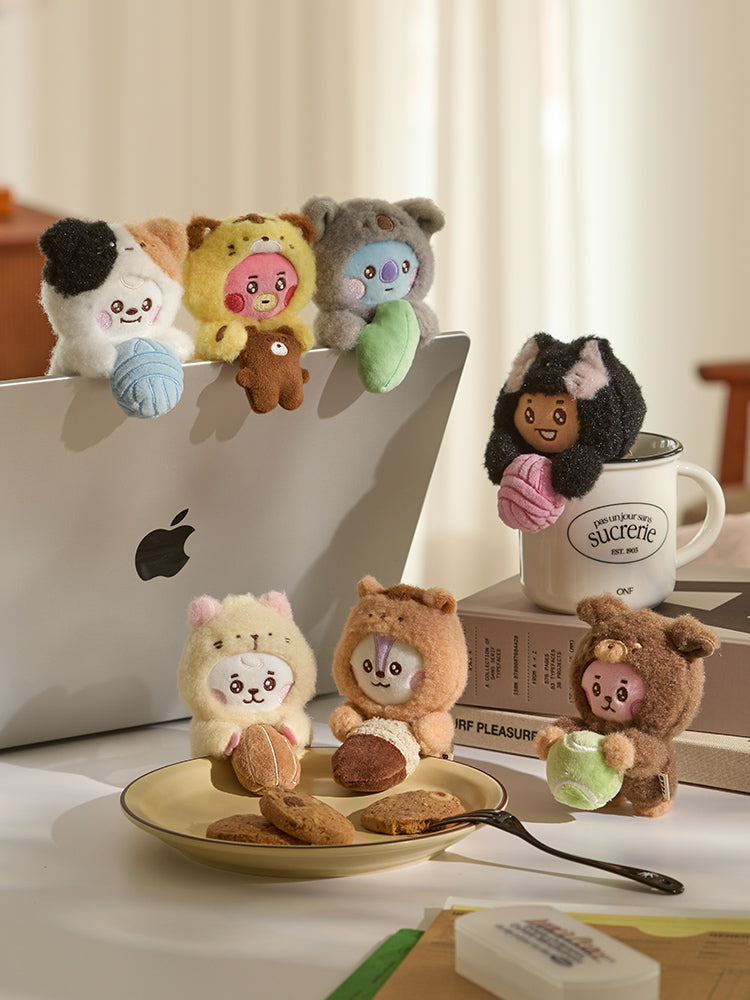 BT21 BABY More Fluffy Small Monitor Doll