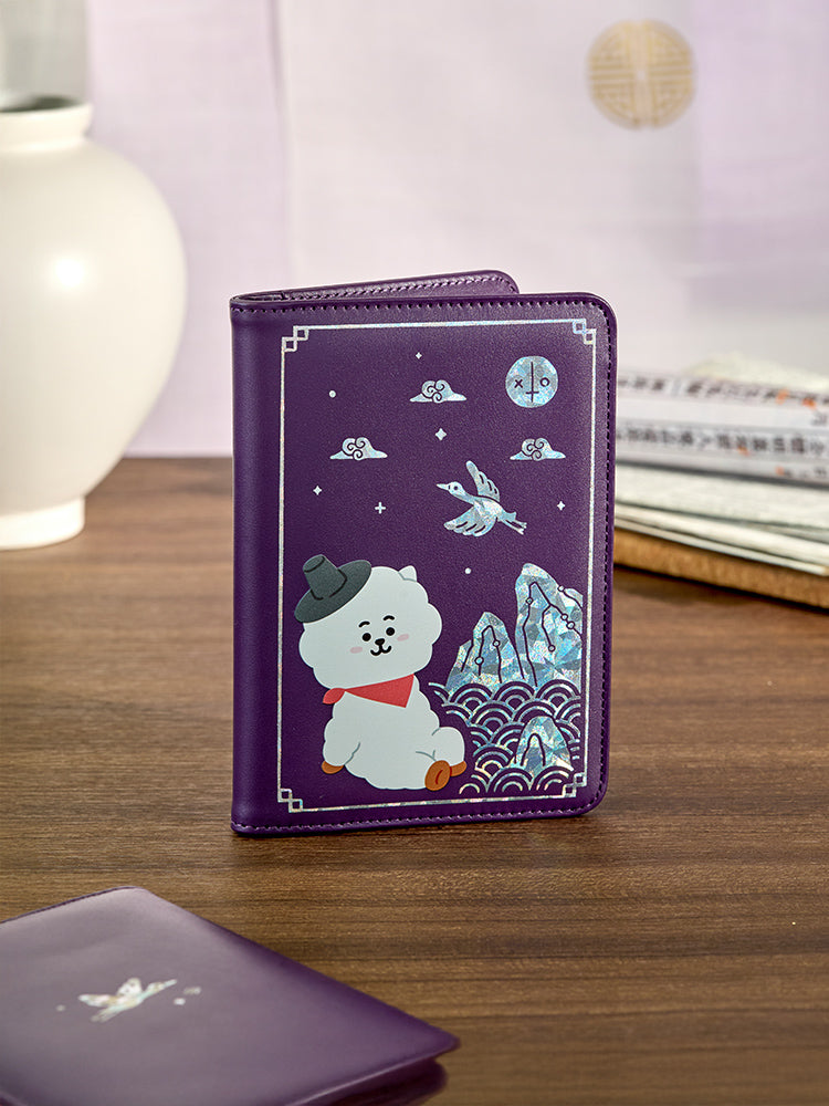 BT21 RJ Premium K Edition Mother-of-Pearl Graphic Passport Case