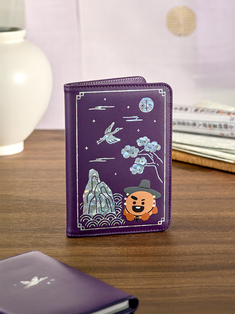 BT21 SHOOKY Premium K Edition Mother-of-pearl Graphic Passport Case
