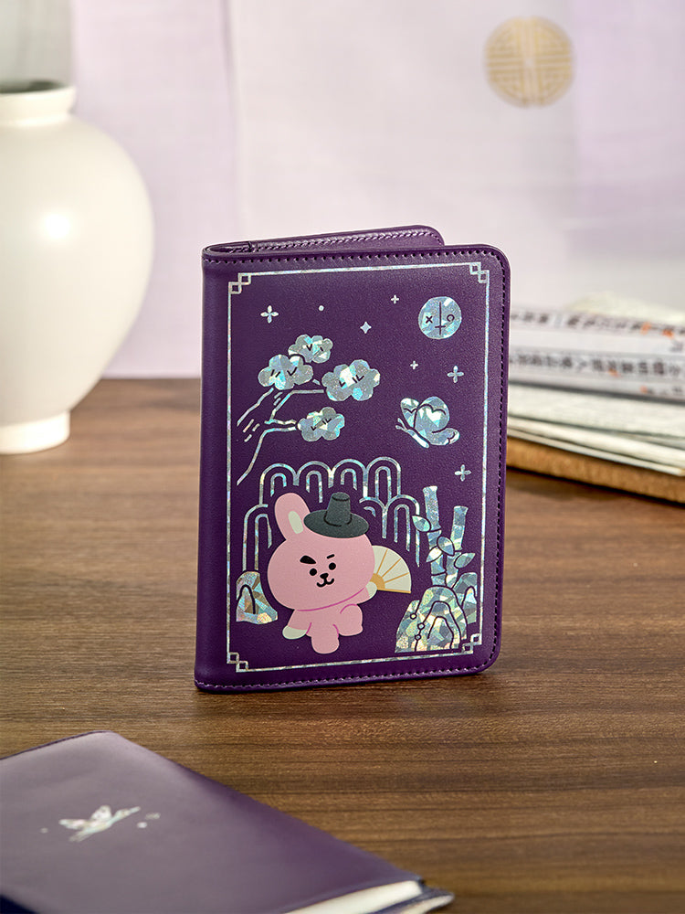 BT21 COOKY Premium K Edition Mother-of-pearl Graphic Passport Case