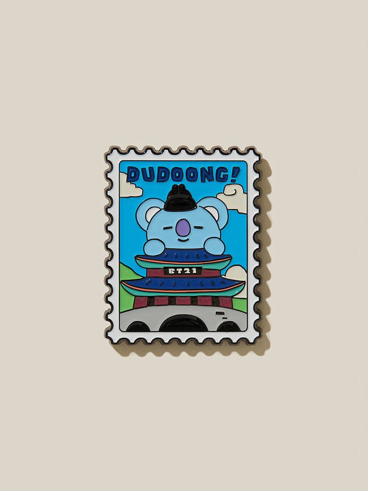 BT21 Seoul Edition Metal Magnet
