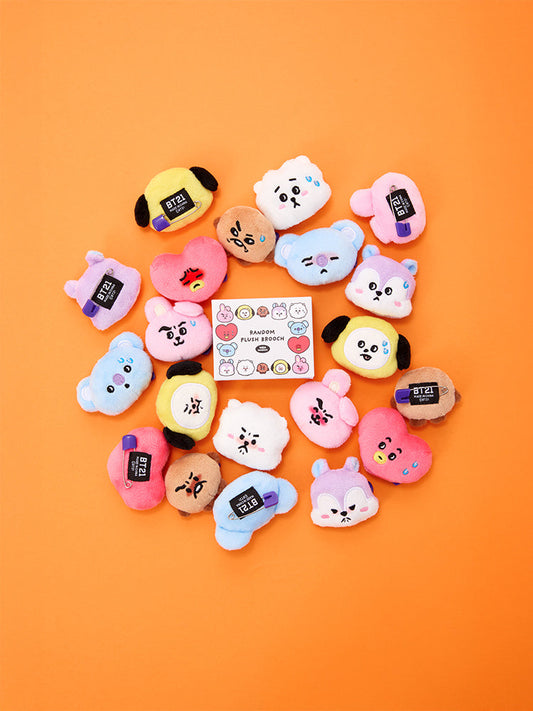 BT21 today's mood random face doll brooch (1 piece)