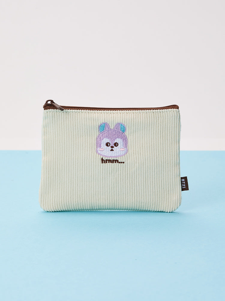 BT21 today's mood flat square pouch