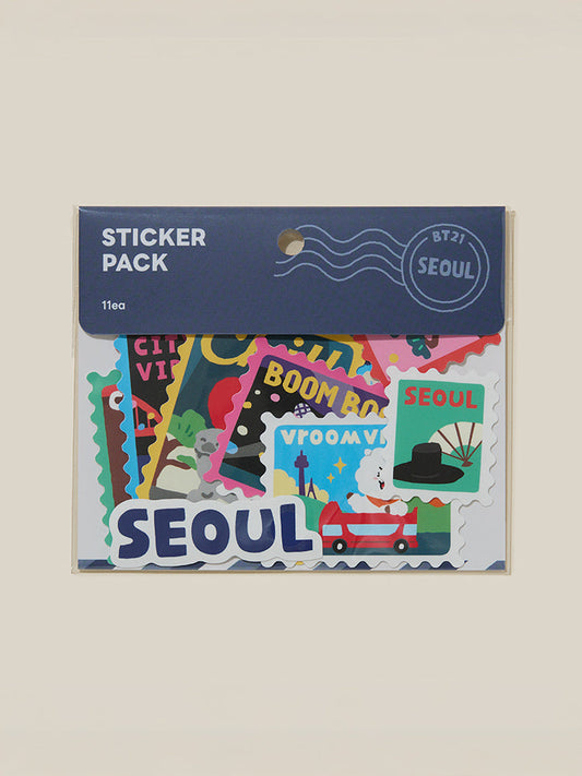 BT21 Seoul Edition Sticker Pack