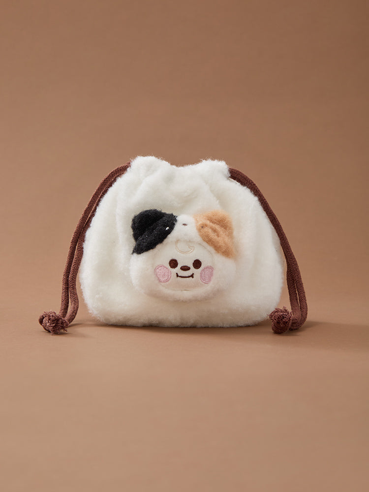 BT21 BABY More Fluffy Face Doll String Pouch