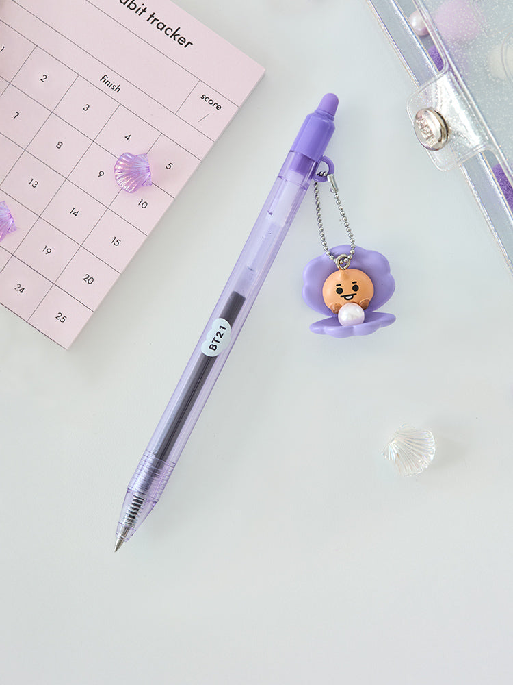BT21 SHOOKY BABY PEARL figure gel pen