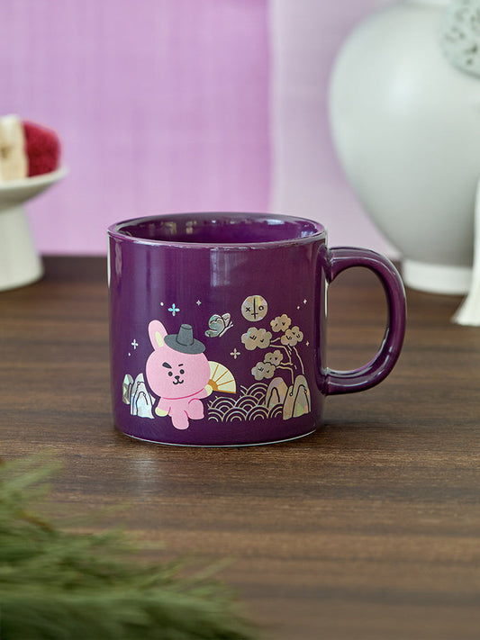 BT21 COOKY Premium K Edition mother-of-pearl graphic mug (320 ml)