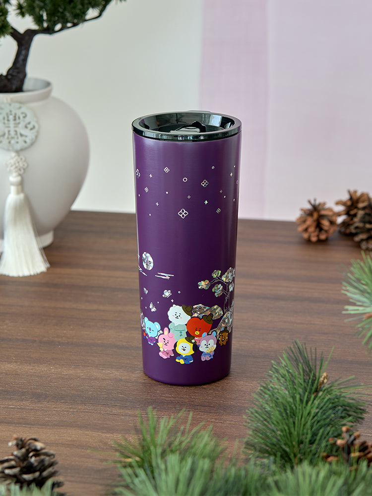 BT21 Premium K Edition mother-of-pearl graphic tumbler (710 ml)