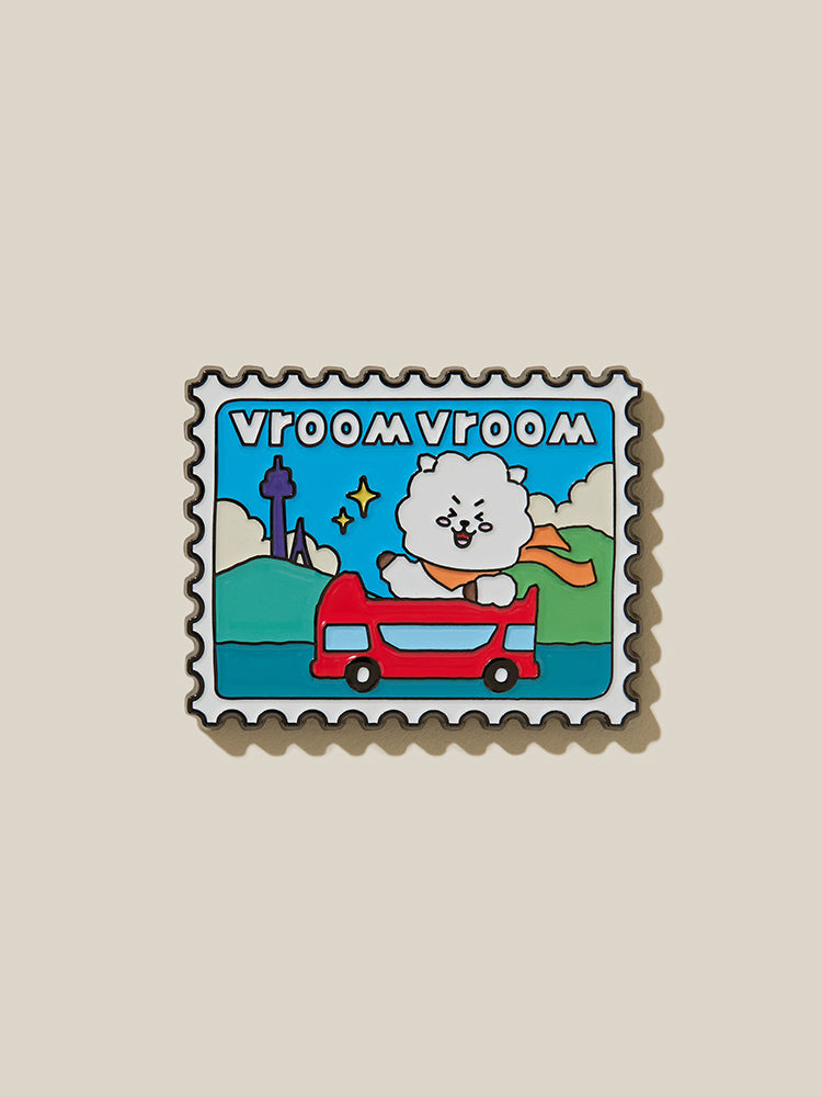 BT21 Seoul Edition Metal Magnet