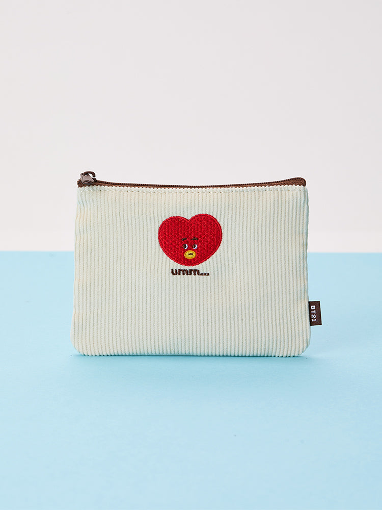 BT21 today's mood flat square pouch
