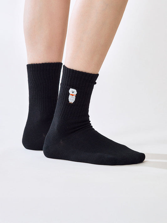 BT21 RJ Basic Lip Embroidery Socks