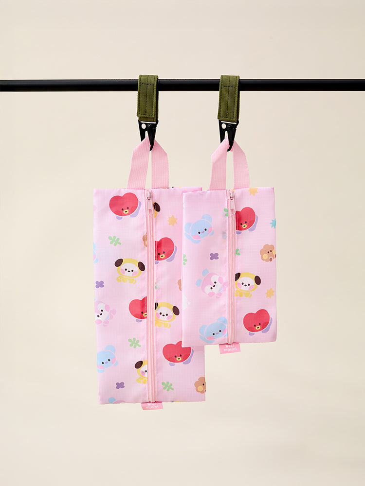 BT21 Mini Scout Multi Pouch Set (PINK)