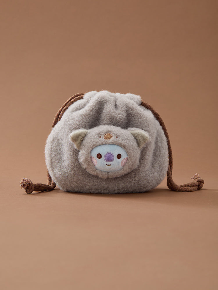 BT21 BABY More Fluffy Face Doll String Pouch