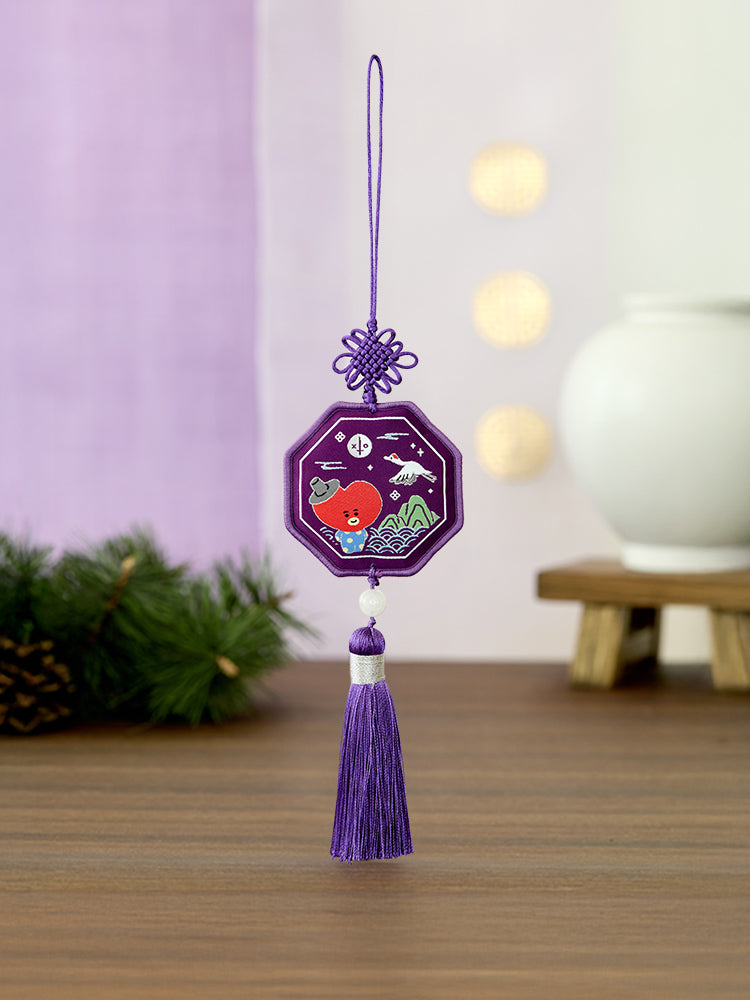 BT21 TATA Premium K Edition Embroidery Testle Keyring