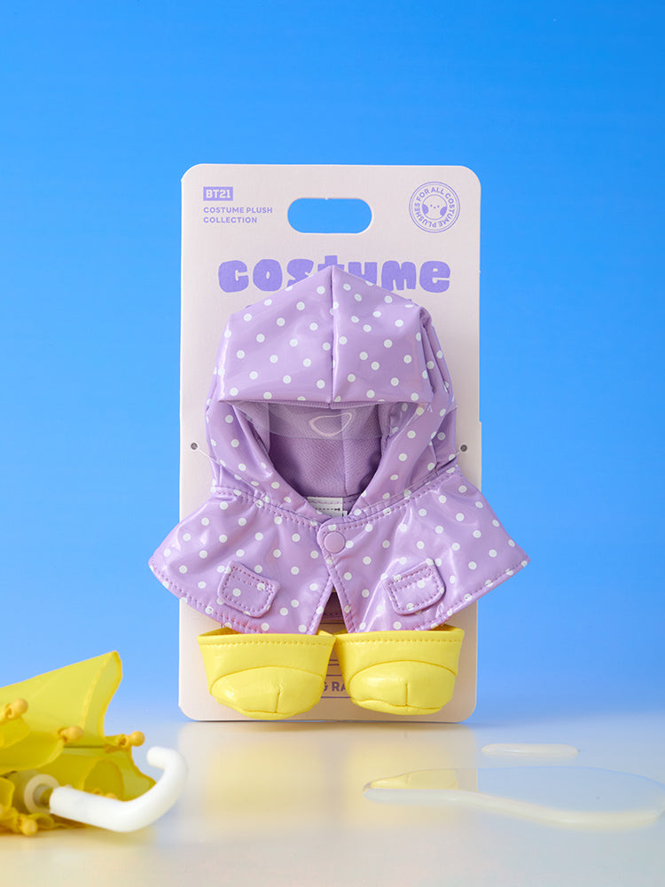 BT21 Rainy Day Closet Raincoat Boots Set