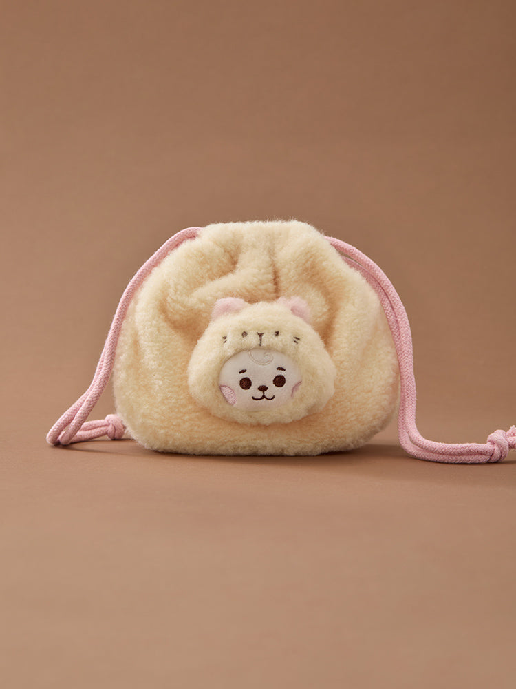 BT21 BABY More Fluffy Face Doll String Pouch