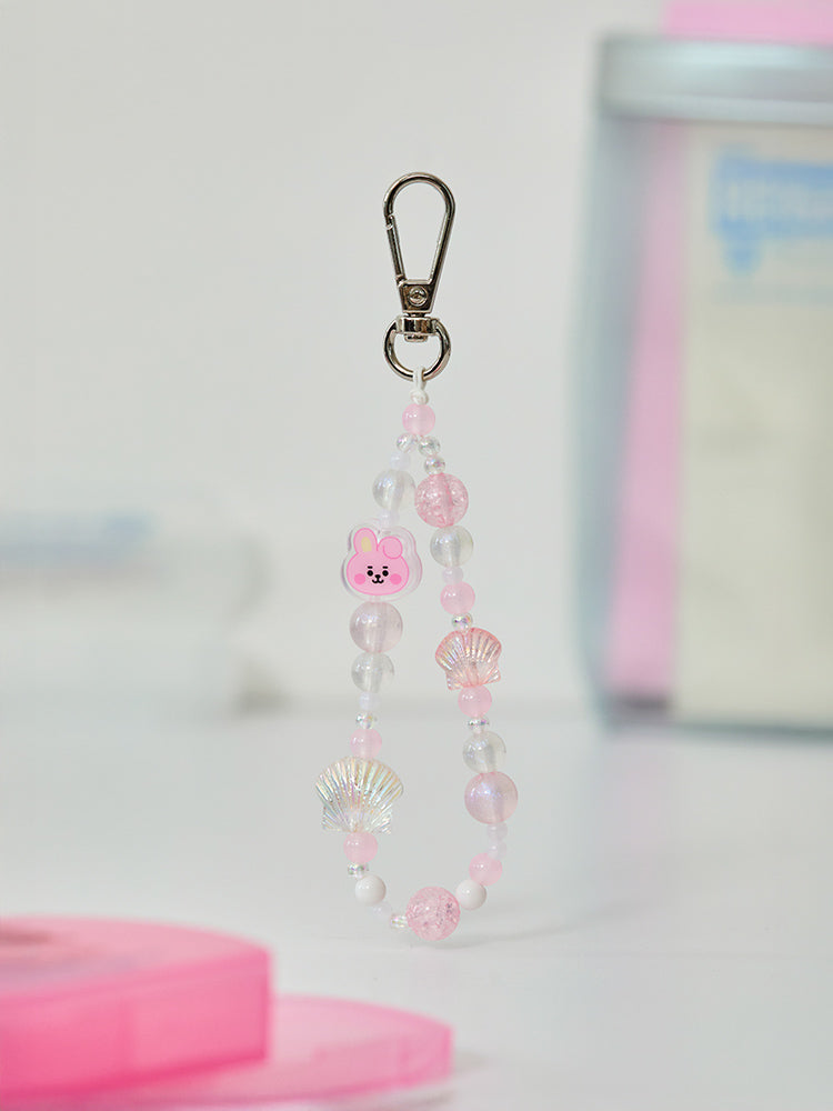 BT21 COOKY BABY PEARL Beads Keyring