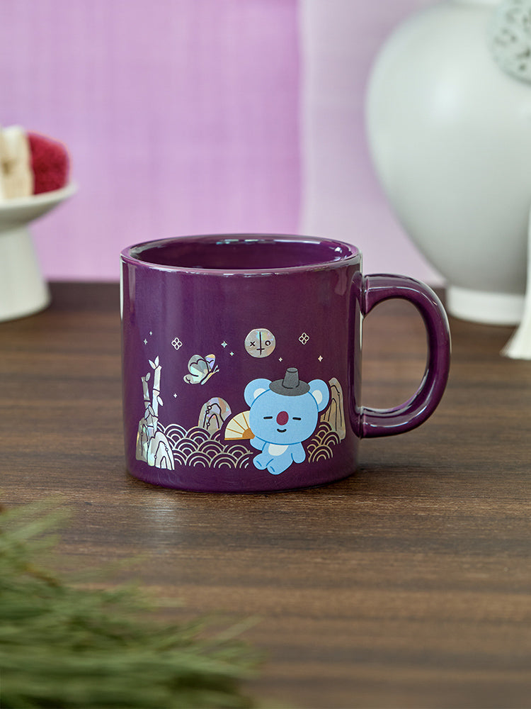 BT21 KOYA Premium K Edition mother-of-pearl graphic mug (320 ml)