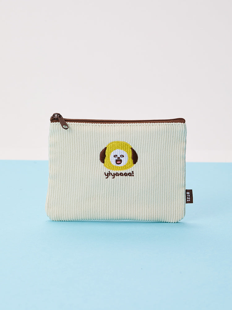 BT21 today's mood flat square pouch