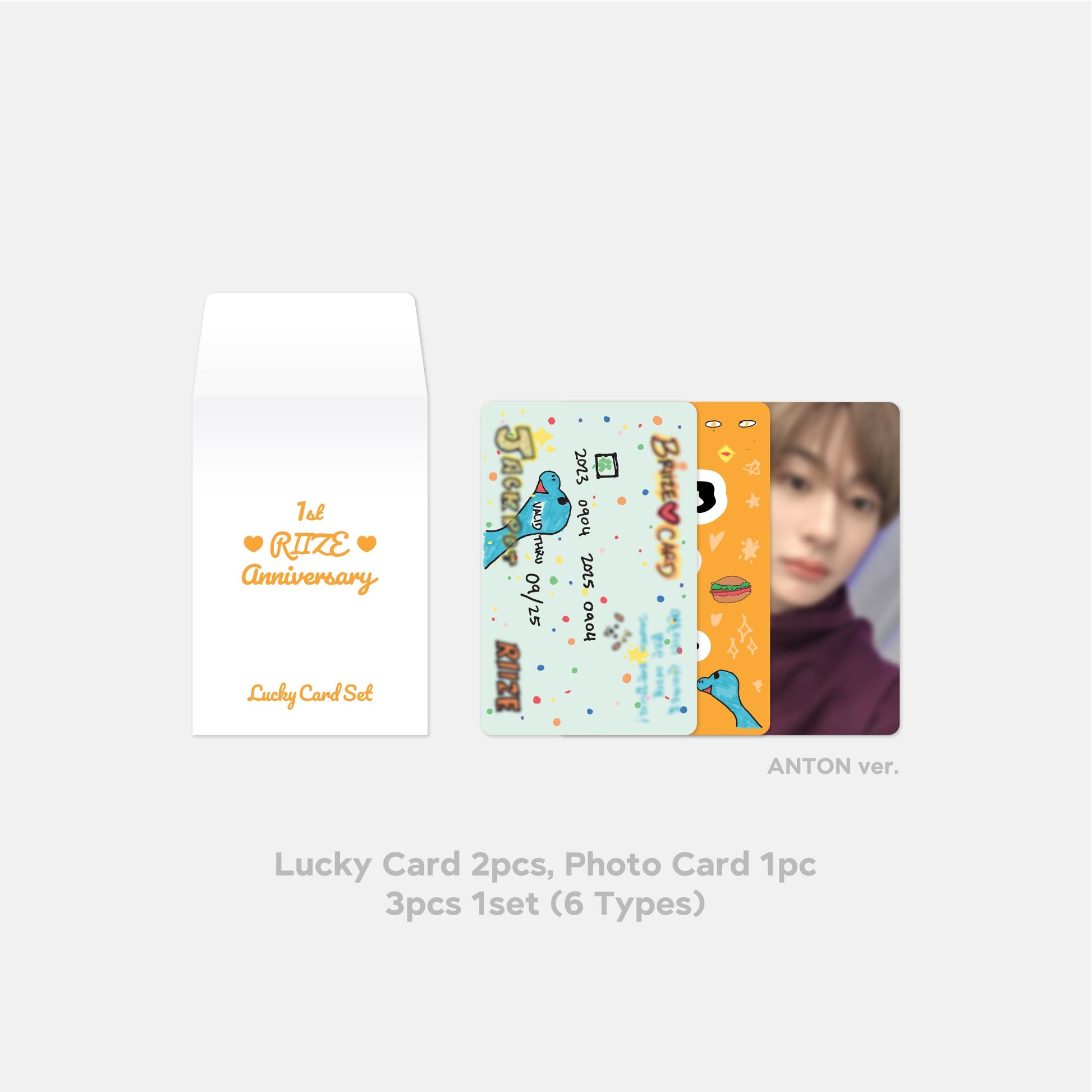 LUCKY CARD SET - RIIZE 1st Anniversary MD