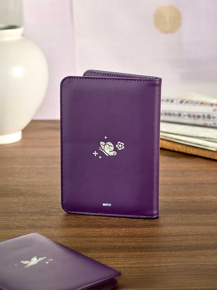 BT21 COOKY Premium K Edition Mother-of-pearl Graphic Passport Case