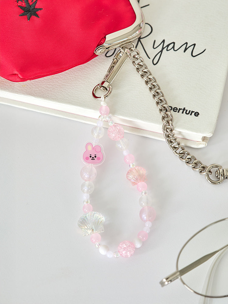 BT21 COOKY BABY PEARL Beads Keyring