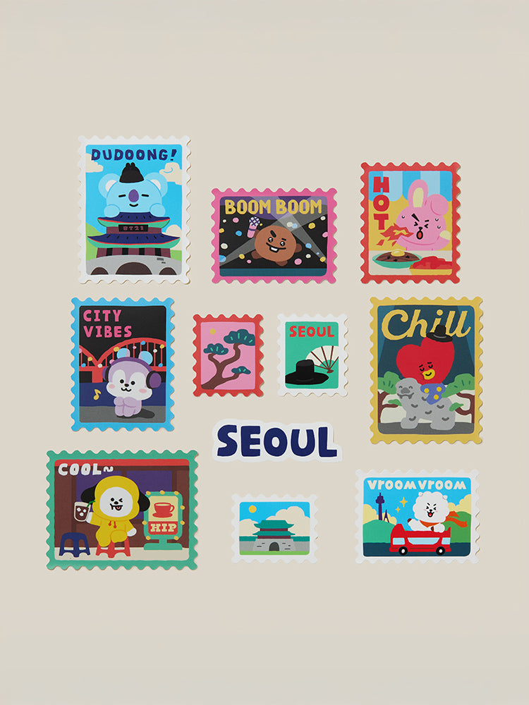 BT21 Seoul Edition Sticker Pack