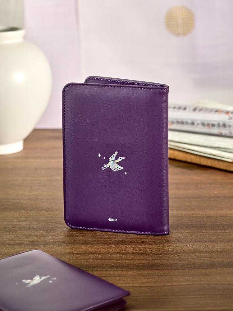 BT21 SHOOKY Premium K Edition Mother-of-pearl Graphic Passport Case