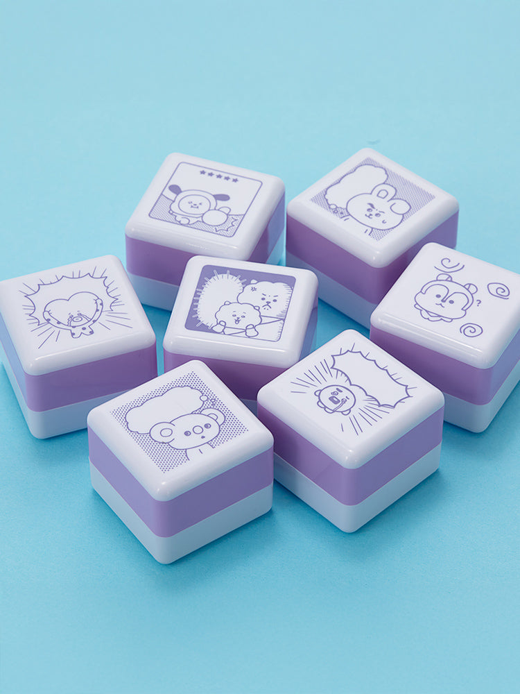 BT21 today's mood random speech bubble stamp (1 piece)