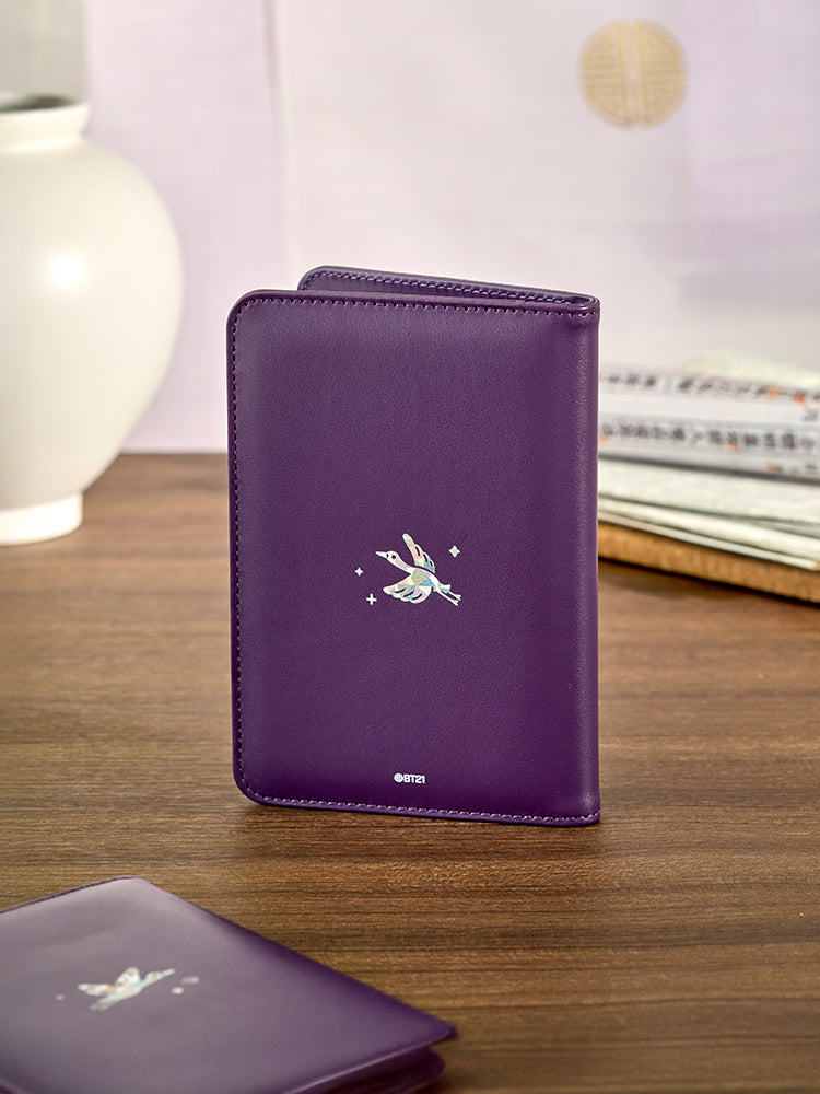 BT21 RJ Premium K Edition Mother-of-Pearl Graphic Passport Case