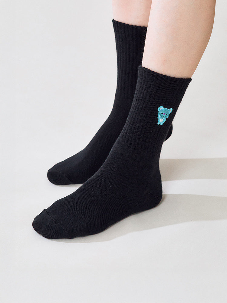 BT21 KOYA Basic Lip Embroidery Socks