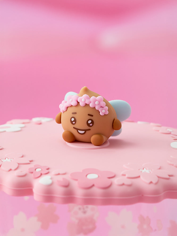 BT21 SHOOKY BABY Spring Fairy Glass Cup & Lid (340 ml)
