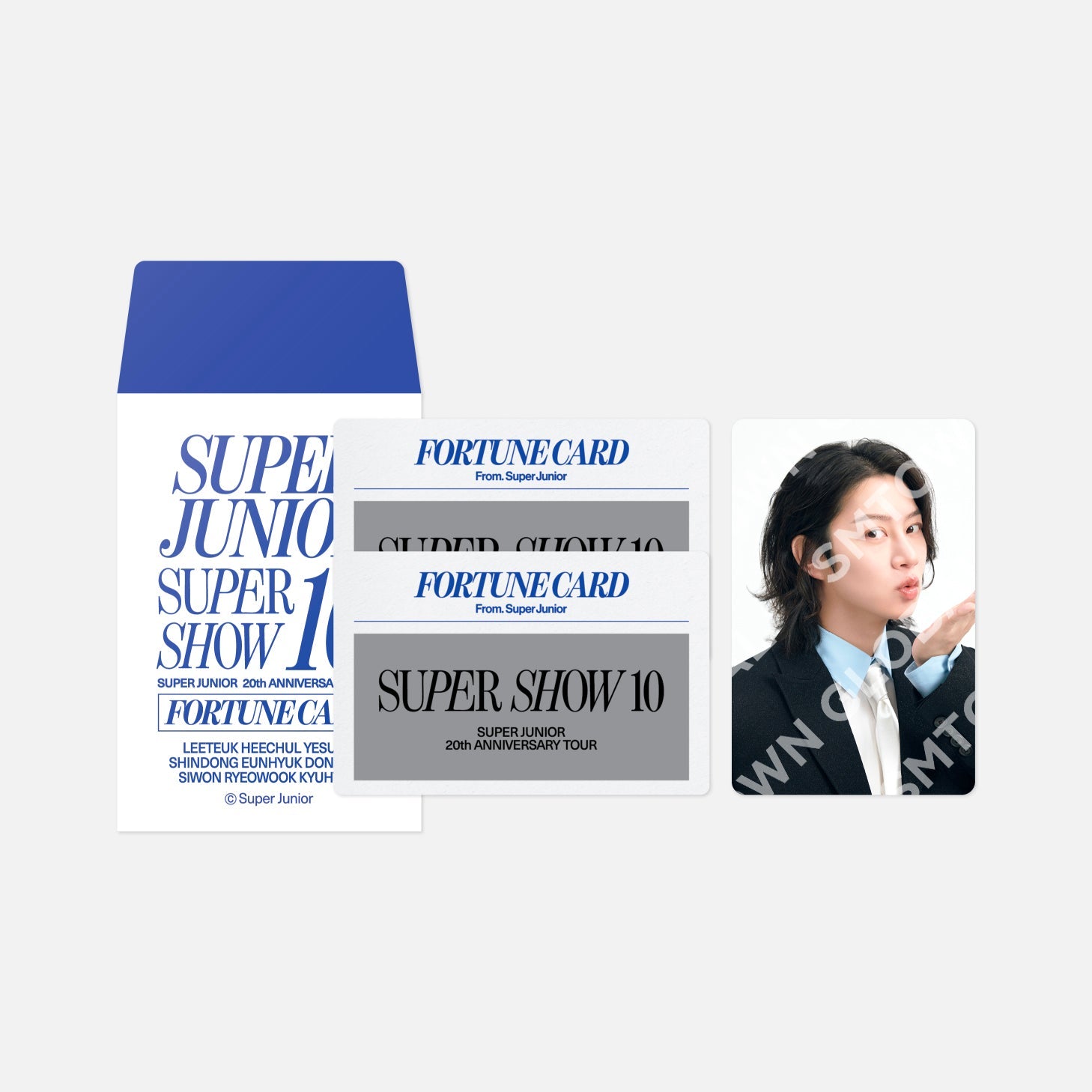 FORTUNE SCRATCH CARD SET - SUPER JUNIOR 20th Anniversary TOUR <SUPER SHOW 10> in SEOUL MD
