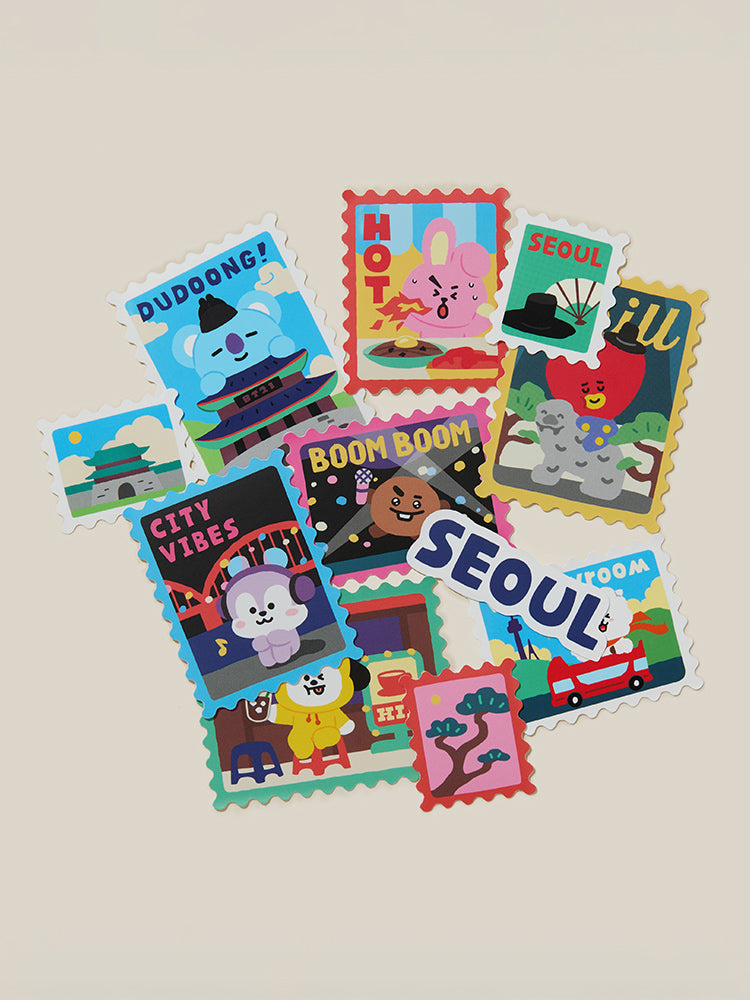 BT21 Seoul Edition Sticker Pack