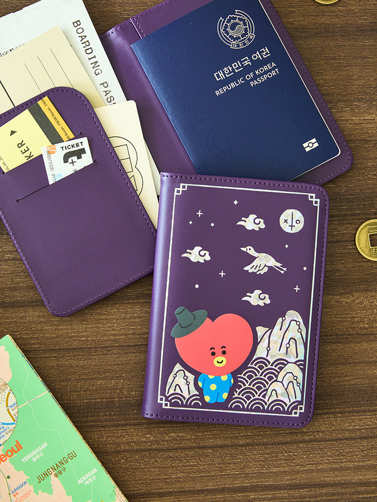 BT21 TATA Premium K Edition Jaguar Graphic Passport Case