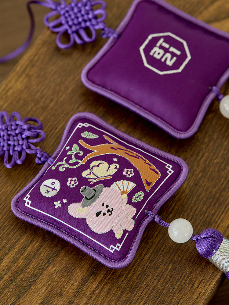 BT21 COOKY Premium K Edition Embroidery Testle Keyring