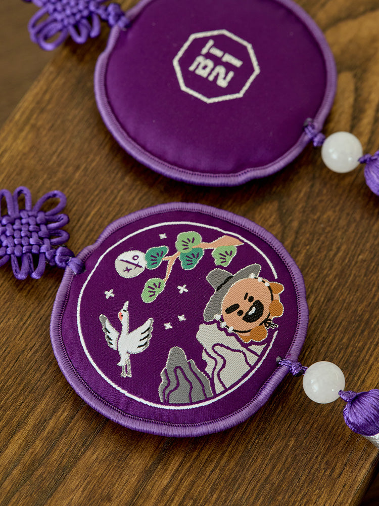 BT21 SHOOKY Premium K Edition Embroidery Testle Keyring