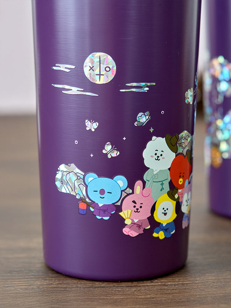 BT21 Premium K Edition mother-of-pearl graphic tumbler (710 ml)