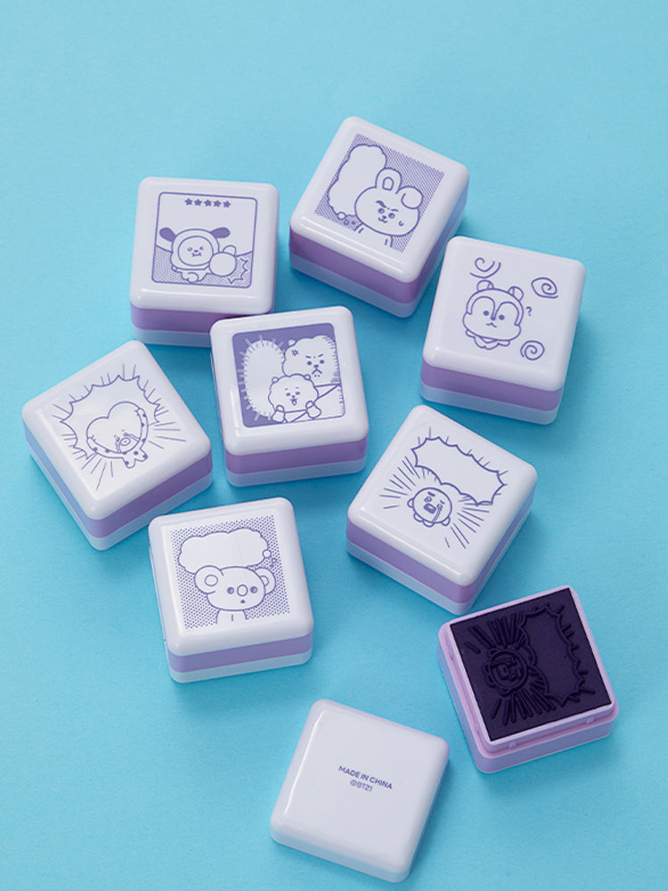 BT21 today's mood random speech bubble stamp (1 piece)