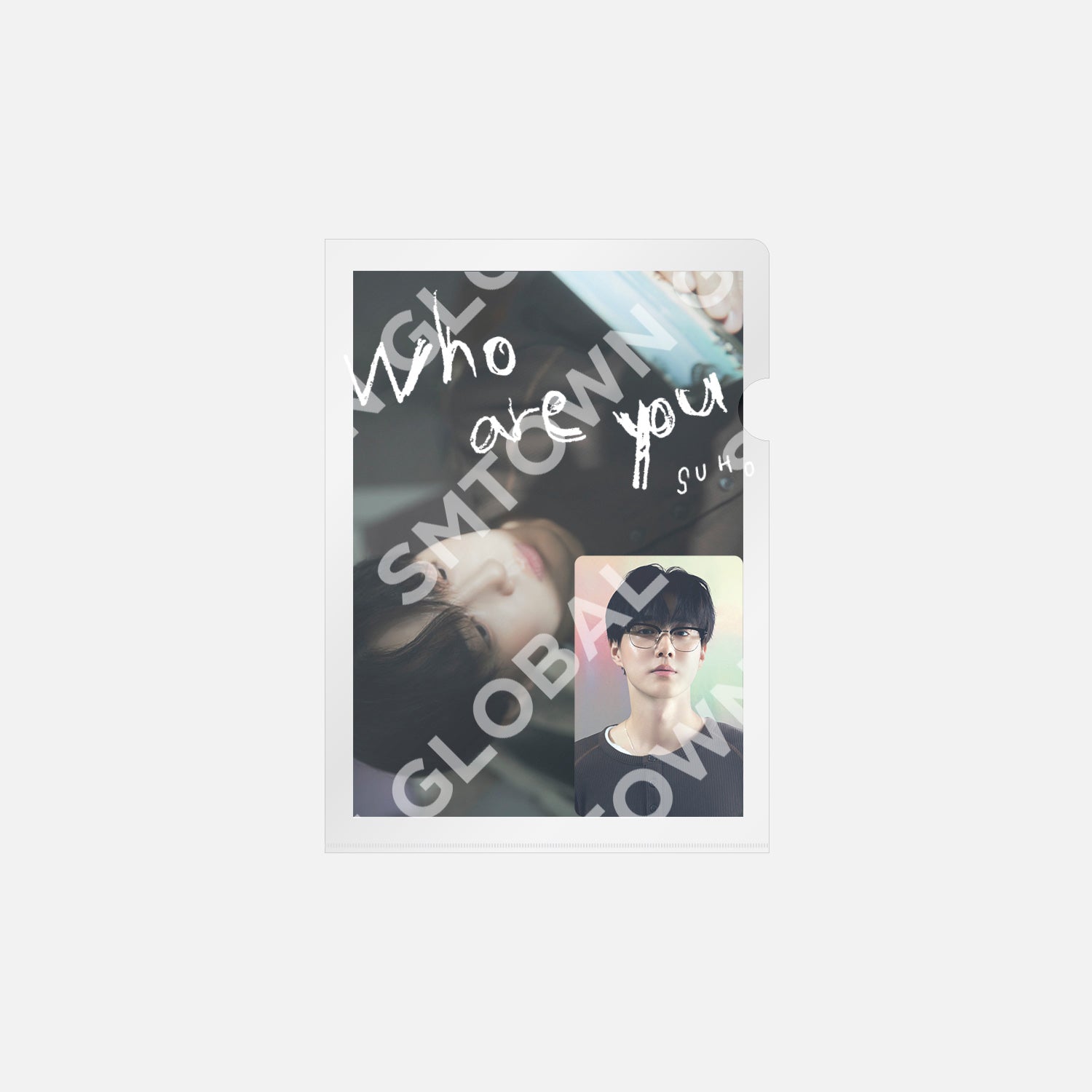 POSTCARD + HOLOGRAM PHOTO CARD SET - SUHO 'Who Are You - The 4th Mini Album' MD